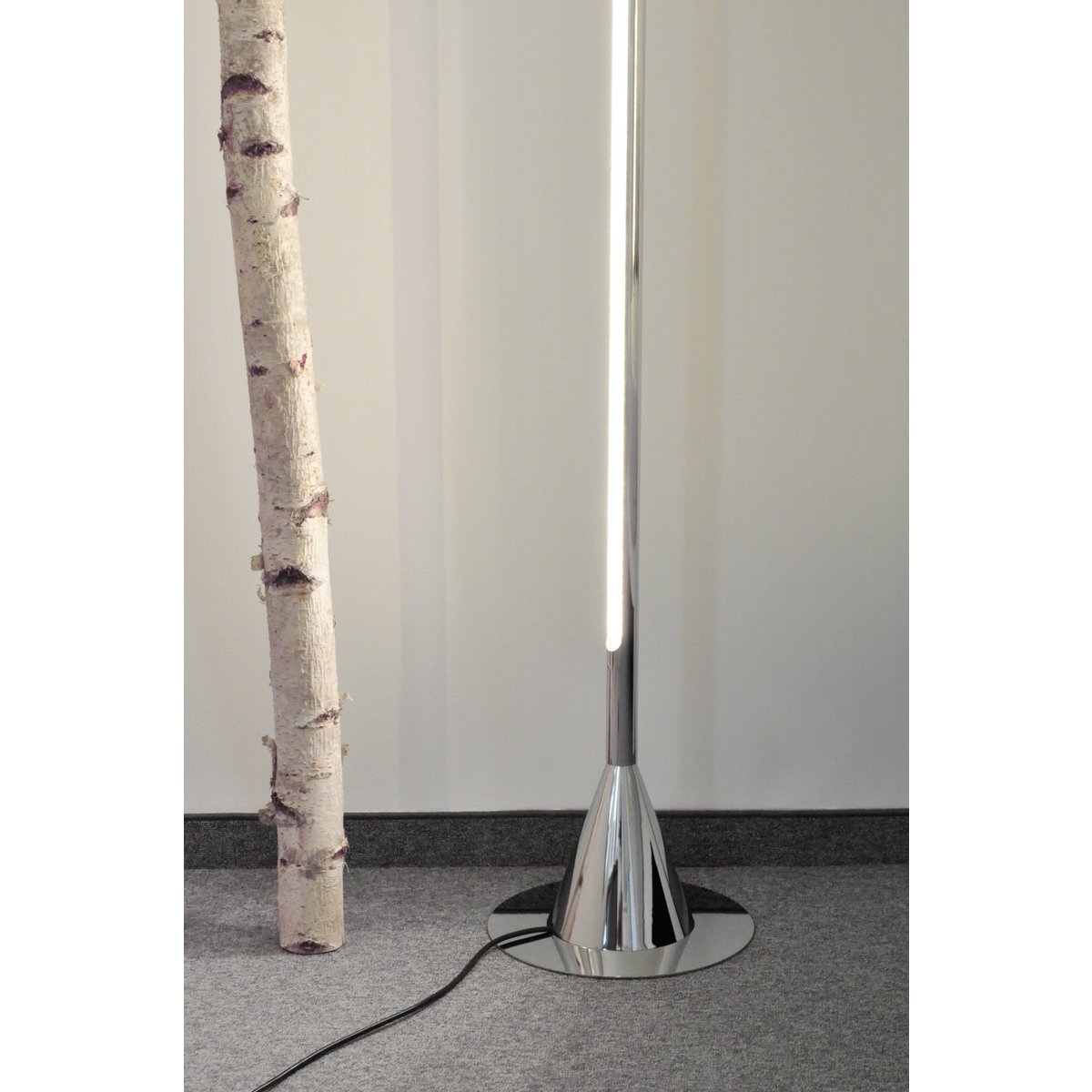 Betec Leuchten Manufactur - Obelisk Vloerlamp Led Chroom - vloerlamp - detail