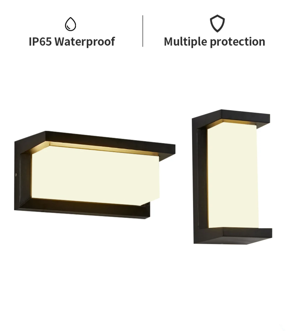 RAINFORCE IP65 LED Buitenwandlamp - buitenverlichting - verlicht