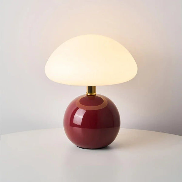 Franse Room Champignon Lamp - tafellampen - afmetingen