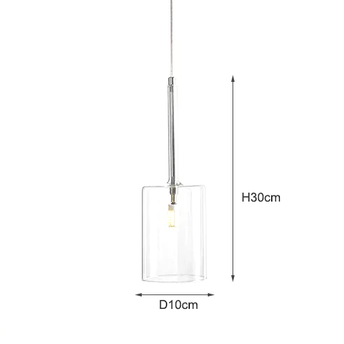 LuceVetro Eleganza – Italiaanse Minimalistische Design Hanglamp