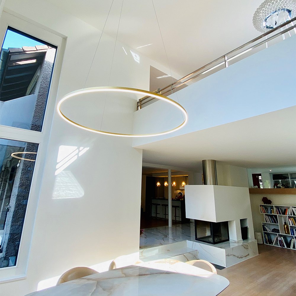 Skapetze - S.LUCE Ring 150 LED Hanglamp, Dimbaar - hanglampen - in de kamer