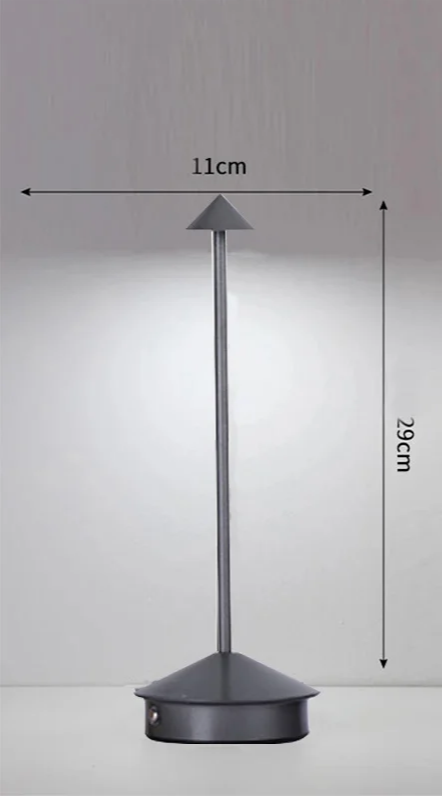 LumaTouch – Oplaadbare LED Tafellamp met Traploze Dimming - tafellampen - gemonteerd