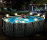 SOLARLUX 6-delige LED Solar Zwembadlamp Set