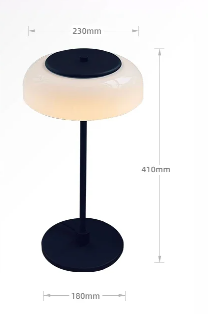 Aurélo – Designer Tafellamp van Glas met LED in Postmoderne Stijl - tafellampen - detail