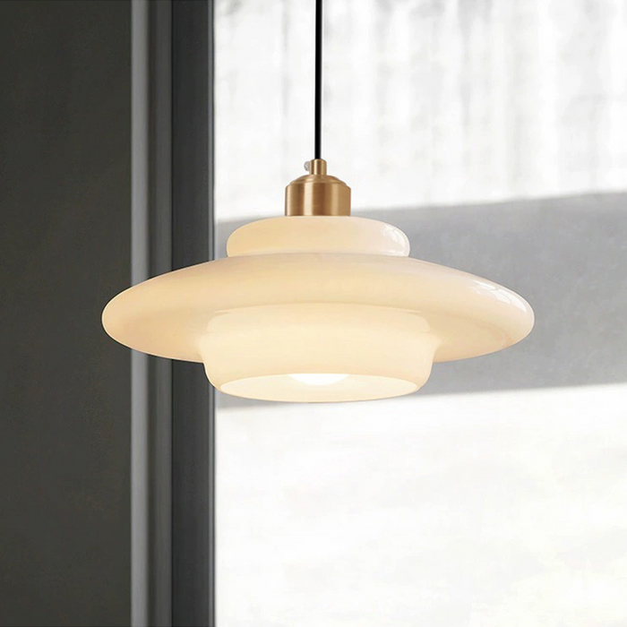 Witte Glazen Hanglamp