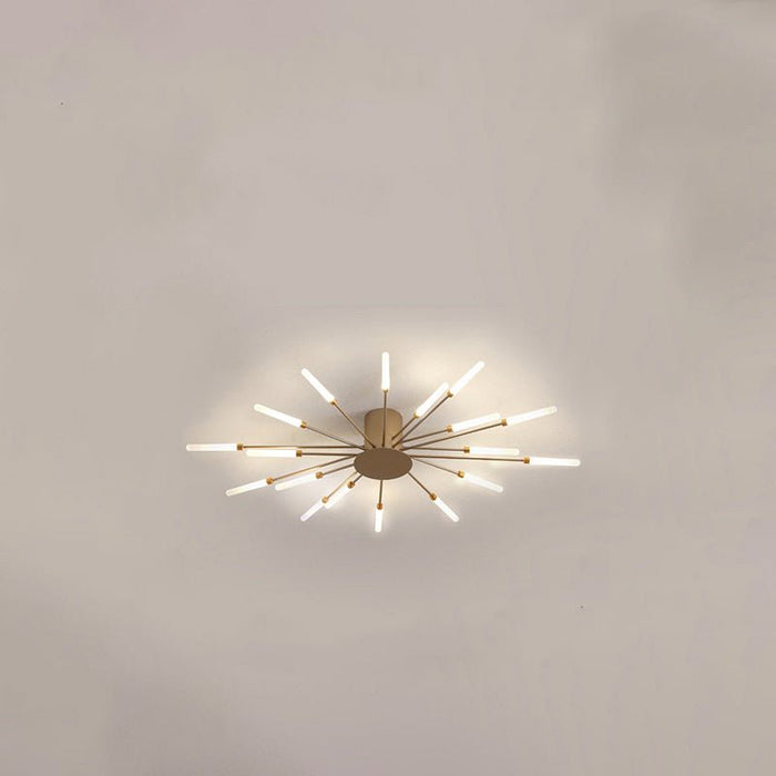 Glory Kroonluchter Met Moderne Uitstraling - plafondlamp - zijaanzicht
