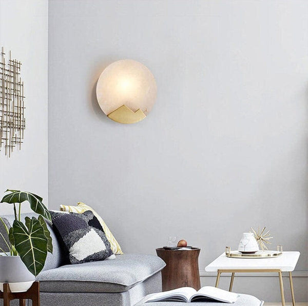 Scandinavische Minimalistische Marmeren Wandlamp