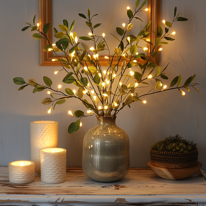 StarryDreams – Sfeervolle Olijftak verlichting - tafellampen - detail