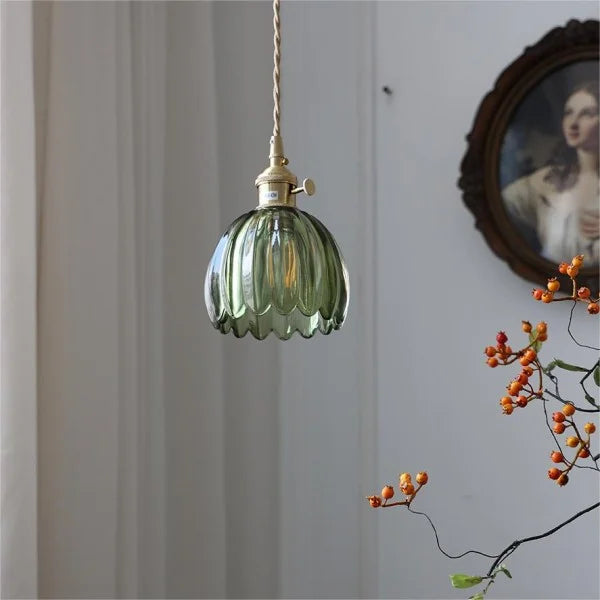 Retro hanglamp van groen glas, hanglamp voor keukeneiland, pompoen design hanglamp met glazen kap, keukeneiland hanglamp eetkamer kunst decor lamp (B Retro hanglamp van groen glas, hanglamp voor keukeneiland, pompoen design hanglamp met glazen kap, keukeneiland hanglamp eetkamer kunst decor lamp (B