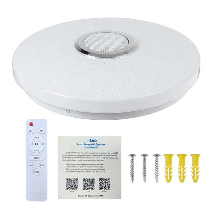 Plafondlamp Met Speaker - plafondlamp - zijaanzicht