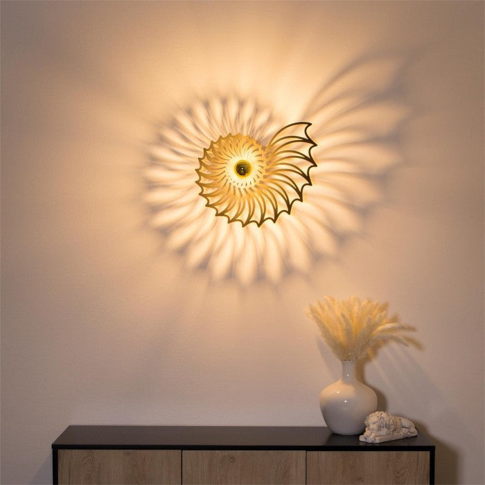 Nautilus Schelp Ontwerp Decoratieve Wandlamp - wandlampen - verlicht