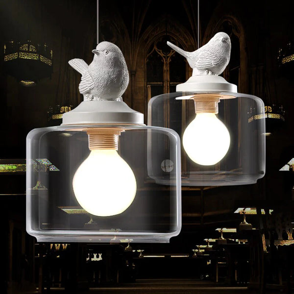 Vogel Hanglamp Voor in de Woonkamer - hanglampen - sfeerbeeld
