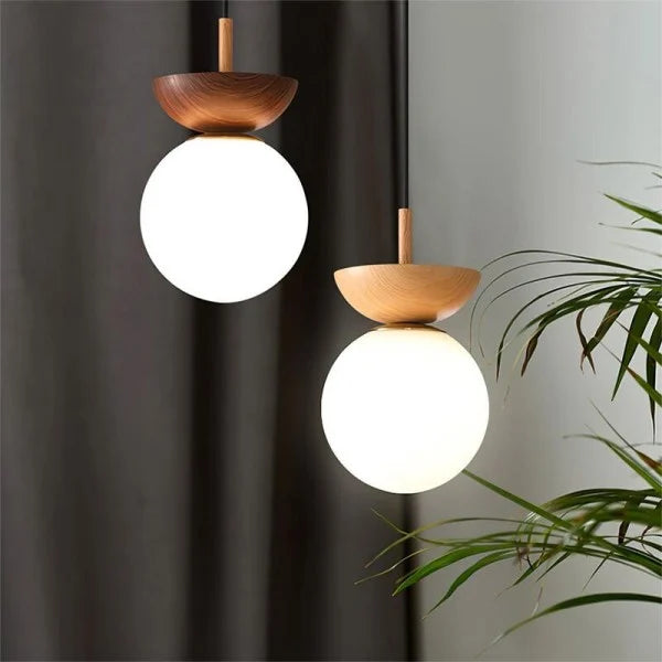 Minimalistische Scandinavische Hanglamp Van Halfhout - hanglampen - zijaanzicht