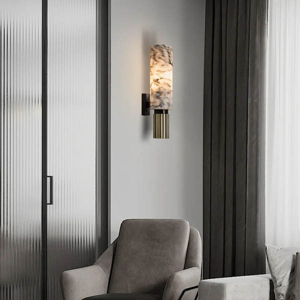 Luxe Marmeren Wandlamp Voor In Huis - wandlampen