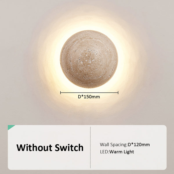 Wandlamp In Scandinavische Crèmestijl - wandlampen - close-up