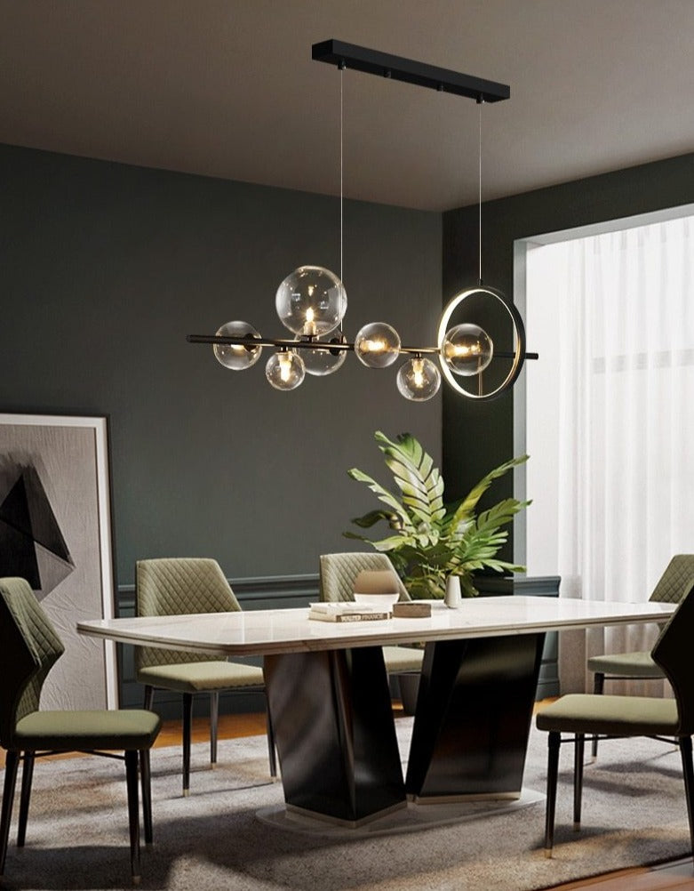 Macrosoom | Luxe Hanglamp Van Geblazen Glas - hanglampen - gemonteerd