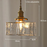 Fatima - Moderne Retro Glazen Hanglamp