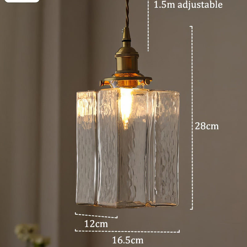 Fatima - Moderne Retro Glazen Hanglamp