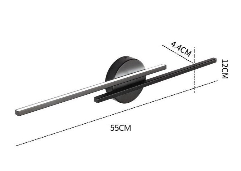 Moderne en Harmonieuze Sfeer Wandlamp - wandlampen - zijaanzicht