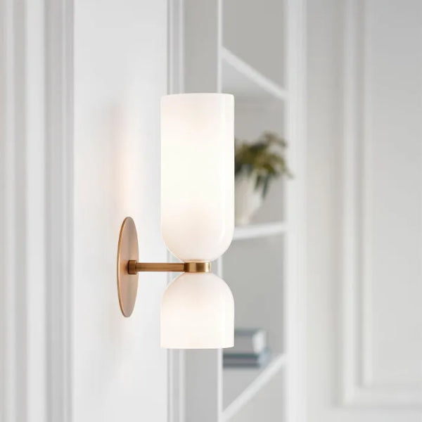 Dubbele Kop Glazen Wandlamp Led Sconce