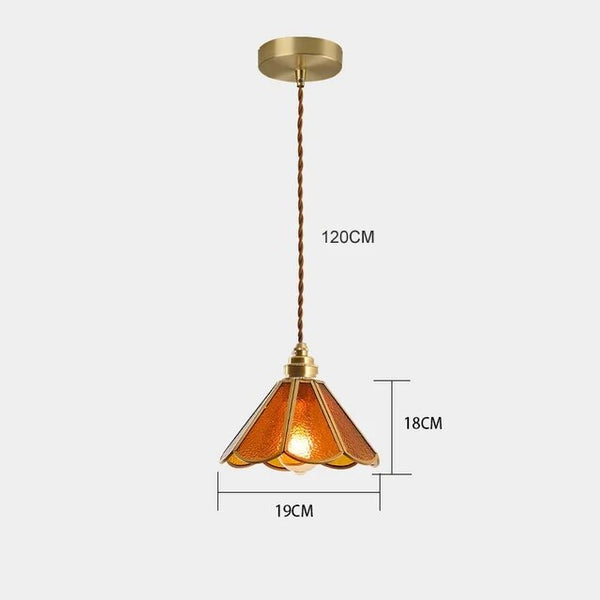 Klassieke Glas In Lood Hanglamp